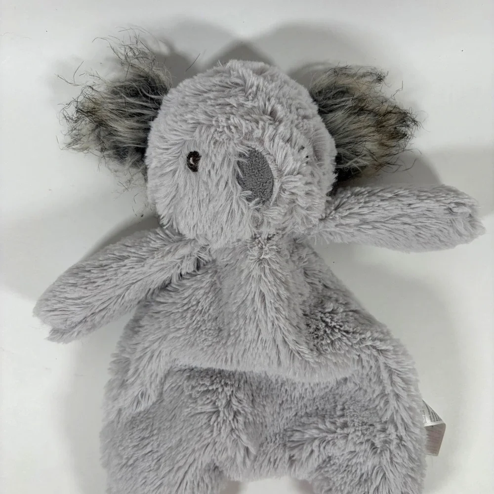 Elegant Baby Grey Koala Bear Lovey Plush Stuffed Animal Fuzzy Ears 12 inch